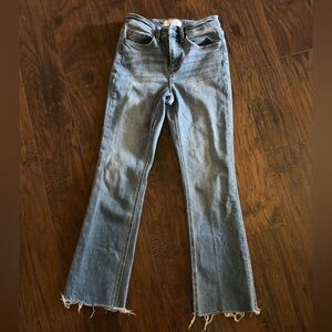 Versace Light Blue Flare Jeans Size 24